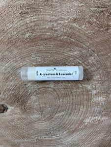 Geranium and Lavender Lip Balm